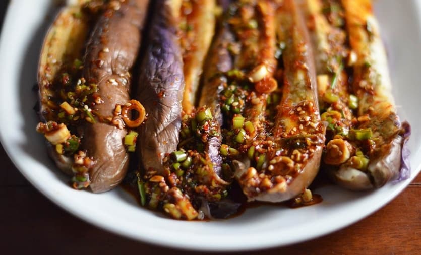 Steamed Eggplant